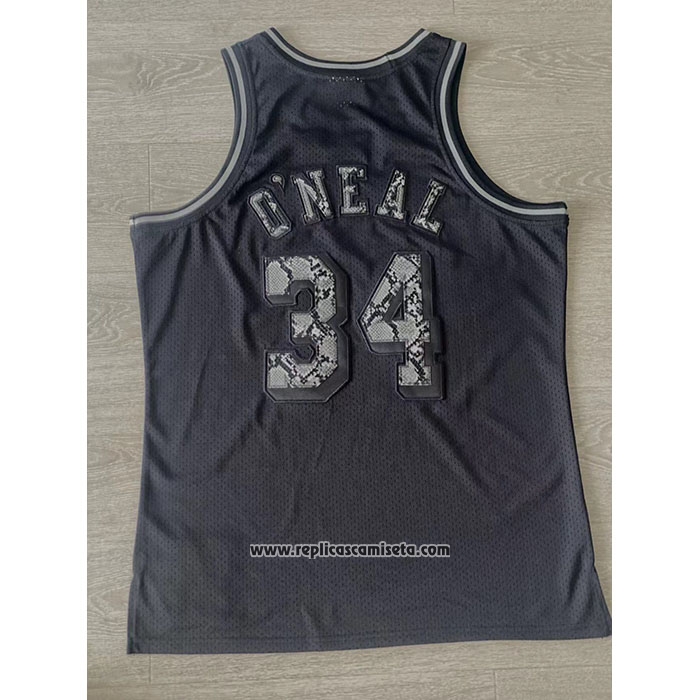 Camiseta Los Angeles Lakers Kobe Bryant #34 Swingman Mitchell & Ness 1996-97 Negro